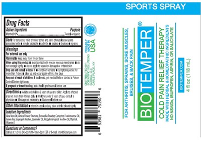 Biotemper Menthol Spray (Biotemper Methol Spray Final)